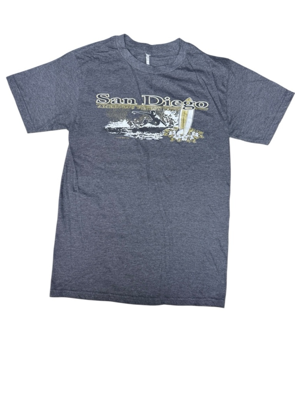 San Diego Graphic Tee - Gray Crewneck Unisex T-Shirt